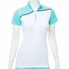 EP NY Bora Bora Cap Mesh Overlay Womens Golf Polo 2 EP NY Bora Bora Cap Mesh Overlay Womens Golf Polo -Wedges Sales 16178 WHITEMULTI113