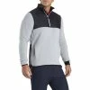 FootJoy Sweater Fleece Mens Golf 1/2 Zip -Wedges Sales 17796 HTHRGREYBLACK 416616ed c410 495b b50b 3653e0416c98