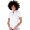 NVO Nila White Womens Golf Polo -Wedges Sales 18446 WHITE100