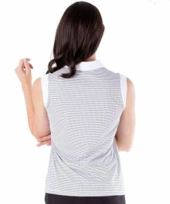 NVO Dottie Womens Sleeveless Golf Polo -Wedges Sales 18457 WHITE100 1 81588556 219c 49e6 81f5 8f6244a6fb22