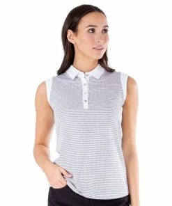 NVO Dottie Womens Sleeveless Golf Polo -Wedges Sales 18457 WHITE100 c7869fbd e361 4888 89e7 06bbdb6763ea