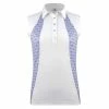 Daily Sports Sue White Womens Sleeveless Golf Polo -Wedges Sales 18917 WHITE100
