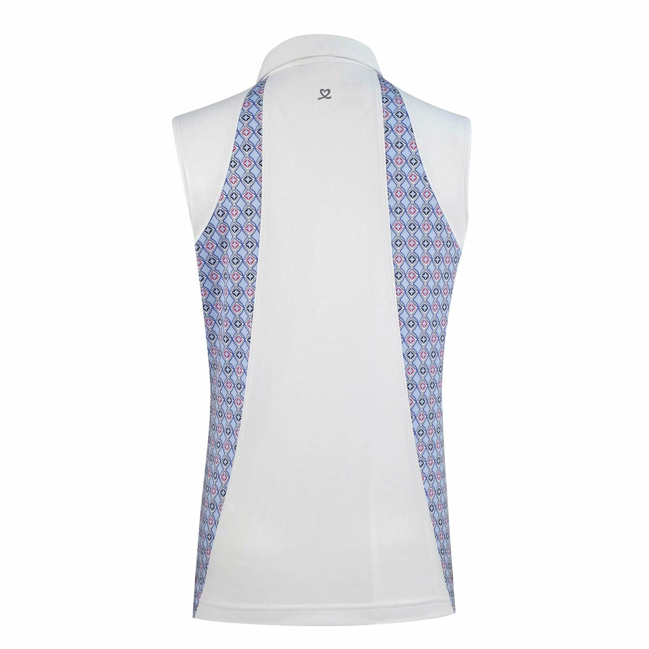 Daily Sports Sue White Womens Sleeveless Golf Polo 4 Daily Sports Sue White Womens Sleeveless Golf Polo - Image 2
