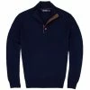 Polo Ralph Lauren Polo Golf Ralph Lauren Merino Wool Button Mockneck French Navy Mens Golf Sweater -Wedges Sales 18956 FRENCHNAVY 96e6add4 dc1e 487c 828f 3d669b46ada2