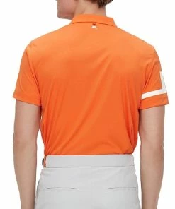 J.Lindeberg J. Lindeberg Heath Regular Fit Mens Golf Polo -Wedges Sales 19473 LAVAORANGE 2 02a85c0a c4c9 4752 9ef6 f95f9e6d84d5