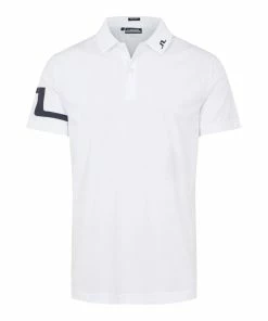 J.Lindeberg J. Lindeberg Heath Regular Fit Mens Golf Polo -Wedges Sales 19473 WHITENAVY 2a312724 7f31 454f a81f 20a6f8d06397