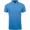 J.Lindeberg J. Lindeberg KV Amer Fit Mens Golf Polo -Wedges Sales 19475 OCEANBLUE