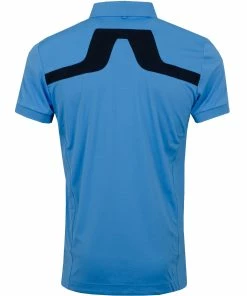 J.Lindeberg J. Lindeberg KV Amer Fit Mens Golf Polo 9 J.Lindeberg J. Lindeberg KV Amer Fit Mens Golf Polo -Wedges Sales 19475 OCEANBLUE 1