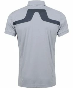 J.Lindeberg J. Lindeberg KV Amer Fit Mens Golf Polo 11 J.Lindeberg J. Lindeberg KV Amer Fit Mens Golf Polo -Wedges Sales 19475 STONEGREYMELA 1