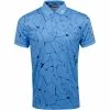 J.Lindeberg J. Lindeberg Tour Tech AF Print Mens Golf Polo 2 J.Lindeberg J. Lindeberg Tour Tech AF Print Mens Golf Polo -Wedges Sales 19476 SLITOCEANBLUE