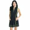 Kinona Kick Pleat Chic Womens Golf Dress -Wedges Sales 19647 BLACK