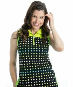 Kinona Sunny Days Womens Sleeveless Golf Polo