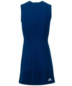 J.Lindeberg J. Lindeberg Jasmin Womens Sleeveless Golf Dress -Wedges Sales 19698 MIDNIGHTBLUE 1