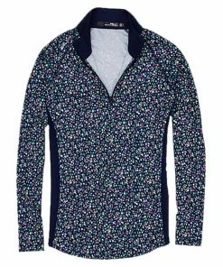 Polo Ralph Lauren RLX Ralph Lauren Printed UV Protection Preppy Petals Womens Golf 1/4 Zip