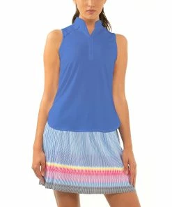 Lucky In Love Charger Womens Golf Tank Top -Wedges Sales 20465 BLUEMARINE430
