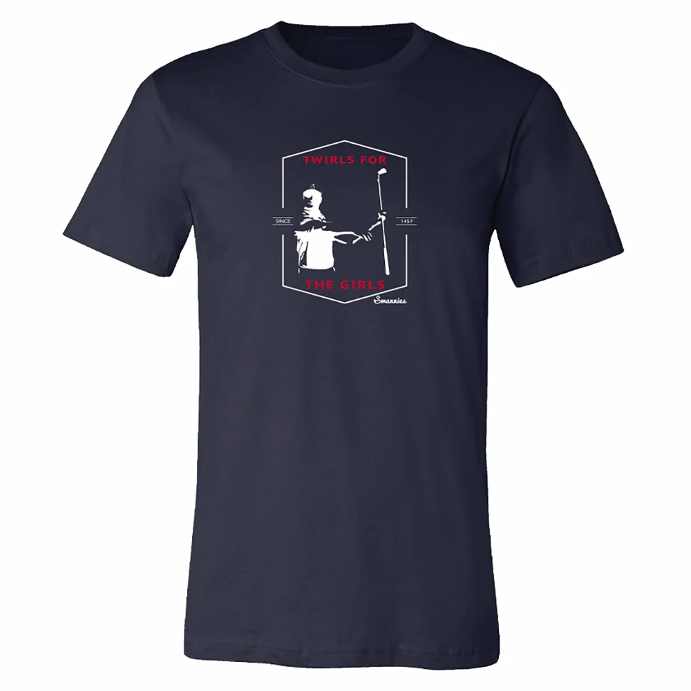 Swannies Twirls Mens Golf T-shirt 3 Swannies Twirls Mens Golf T-shirt