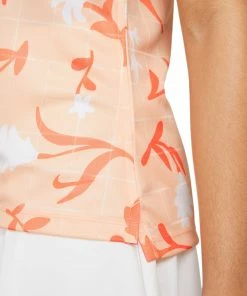 Nike Golf Nike Breathe Printed Womens Golf Polo -Wedges Sales 20523 CRIMSNTINT814 1 1562d1a9 2f6f 4513 9660 7bc4a8b8896b