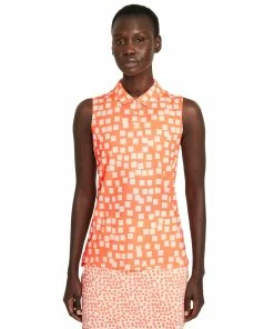 Nike Golf Nike Dri-FIT Printed Womens Sleeveless Golf Polo