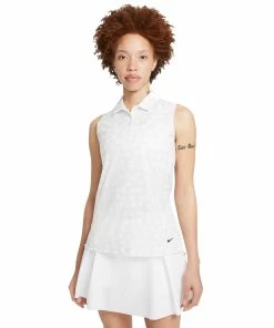 Nike Golf Nike Dri-FIT Printed Womens Sleeveless Golf Polo 8 Nike Golf Nike Dri-FIT Printed Womens Sleeveless Golf Polo -Wedges Sales 20526 PHOTONDUST025