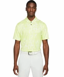 Nike Golf Nike Dri-Fit Vapor GRFX Mens Golf Polo -Wedges Sales 20566 LEMONTWIST736