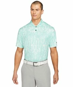 Nike Golf Nike Dri-Fit Vapor GRFX Mens Golf Polo -Wedges Sales 20566 TROPICTWST307