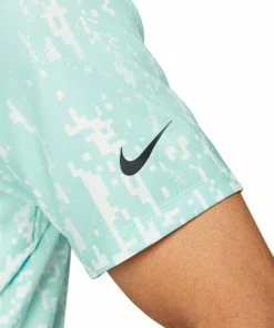 Nike Golf Nike Dri-Fit Vapor GRFX Mens Golf Polo -Wedges Sales 20566 TROPICTWST307 1