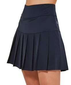 GGBlue Zippy 18in Womens Pleated Golf Skort 10 GGBlue Zippy 18in Womens Pleated Golf Skort -Wedges Sales 20902 NAVYB027