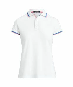Polo Ralph Lauren Polo Golf Ralph Lauren Val Pure White Womens Golf Polo
