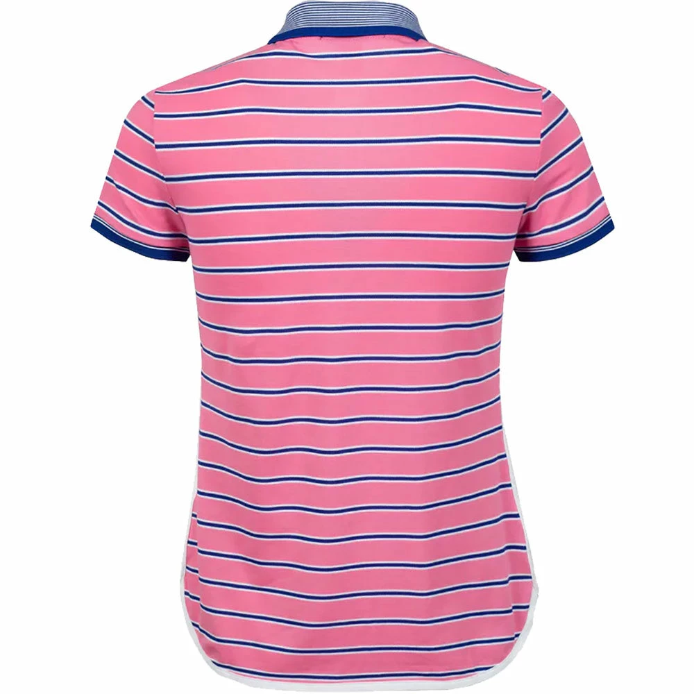 Polo Ralph Lauren Polo Golf Ralph Lauren Printed Shirttail Lauren Pink Womens Golf Polo 4 Polo Ralph Lauren Polo Golf Ralph Lauren Printed Shirttail Lauren Pink Womens Golf Polo - Image 2