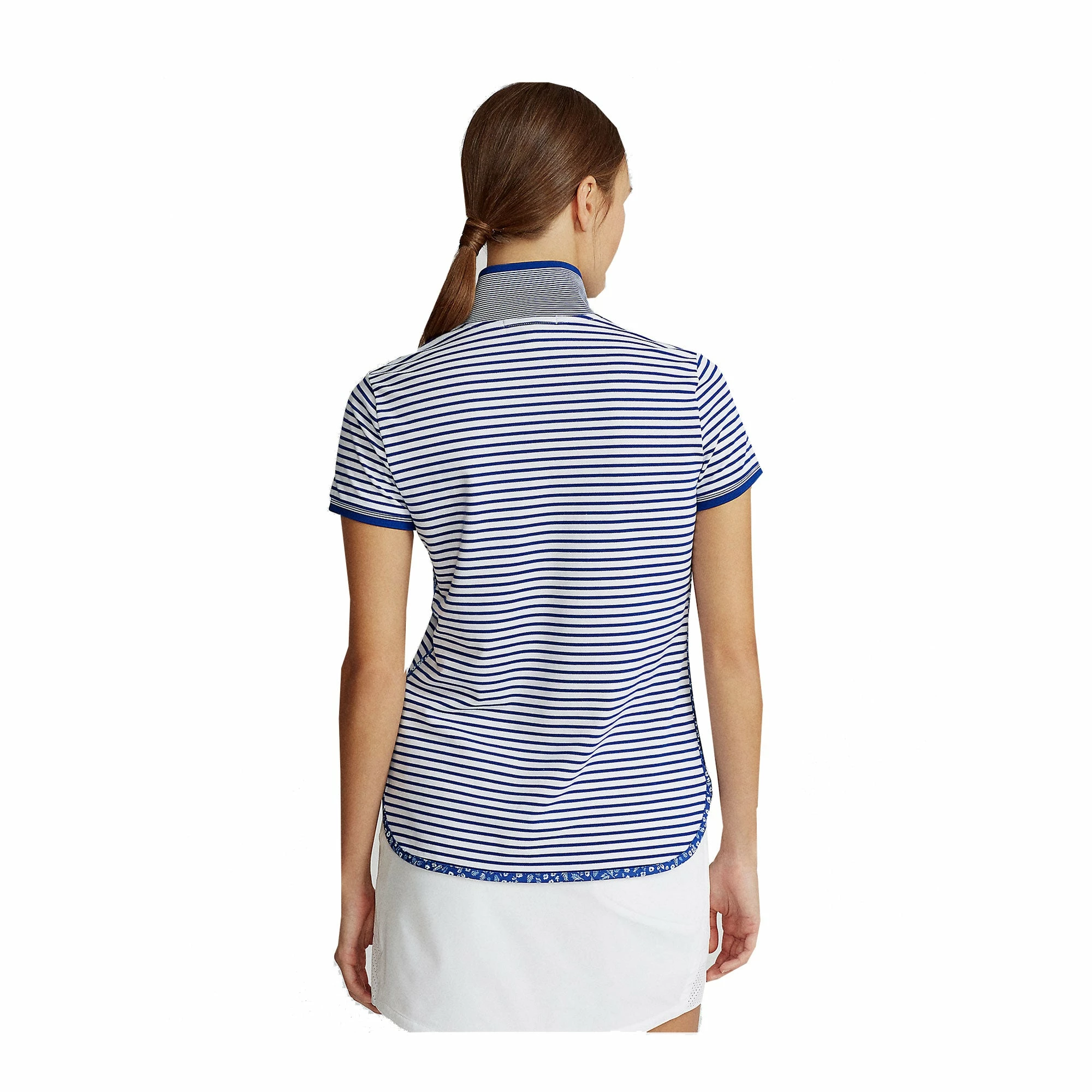Polo Ralph Lauren Ralph Lauren Golf Printed Shirttail Trooper Royal Womens Golf Polo 4 Polo Ralph Lauren Ralph Lauren Golf Printed Shirttail Trooper Royal Womens Golf Polo - Image 2