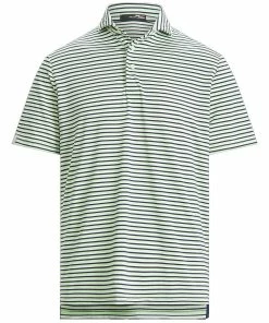 Polo Ralph Lauren RLX Ralph Lauren Lightweight Airflow Seaglass Green Multi Mens Golf Polo