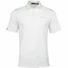 Polo Ralph Lauren RLX Ralph Lauren Course Pure White Mens Golf Polo -Wedges Sales 20975 PUREWHITE
