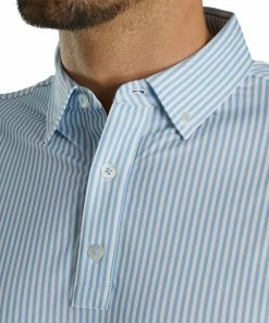 FootJoy Southern Living Lisle Stripe Light Blue-White Mens Golf Polo -Wedges Sales 20983 LTBLUEWHITE 2 7830871c c4fd 4459 b845 f11b4da50ac6