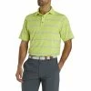 FootJoy Lisle Open Stripe Lime Mens Golf Polo -Wedges Sales 21478 LIME a51ec295 b478 40b2 a191 255954751218