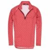 Polo Ralph Lauren RLX Ralph Lauren Printed UV Protection Summer Dot Womens Golf 1/4 Zip -Wedges Sales 21556 SUMMERDOT