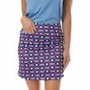Golftini Rock And Roll 18in Womens Golf Skort -Wedges Sales 21753 PINKBLUEWHITE