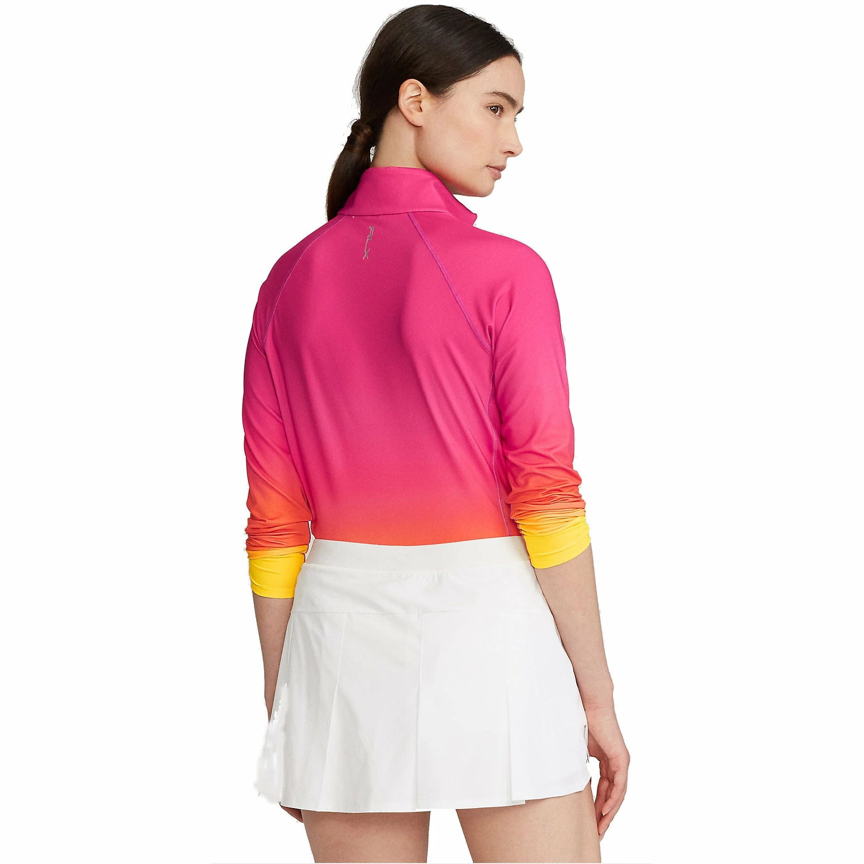 Polo Ralph Lauren RLX Ralph Lauren Printed Airflow Jersey Sunset Ombre Womens Golf 1/4 Zip 5 Polo Ralph Lauren RLX Ralph Lauren Printed Airflow Jersey Sunset Ombre Womens Golf 1/4 Zip - Image 3