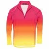 Polo Ralph Lauren RLX Ralph Lauren Printed Airflow Jersey Sunset Ombre Womens Golf 1/4 Zip -Wedges Sales 21974 SUNSETOMBRE 98ce6915 9fab 4968 9bc1 a2f85b074256