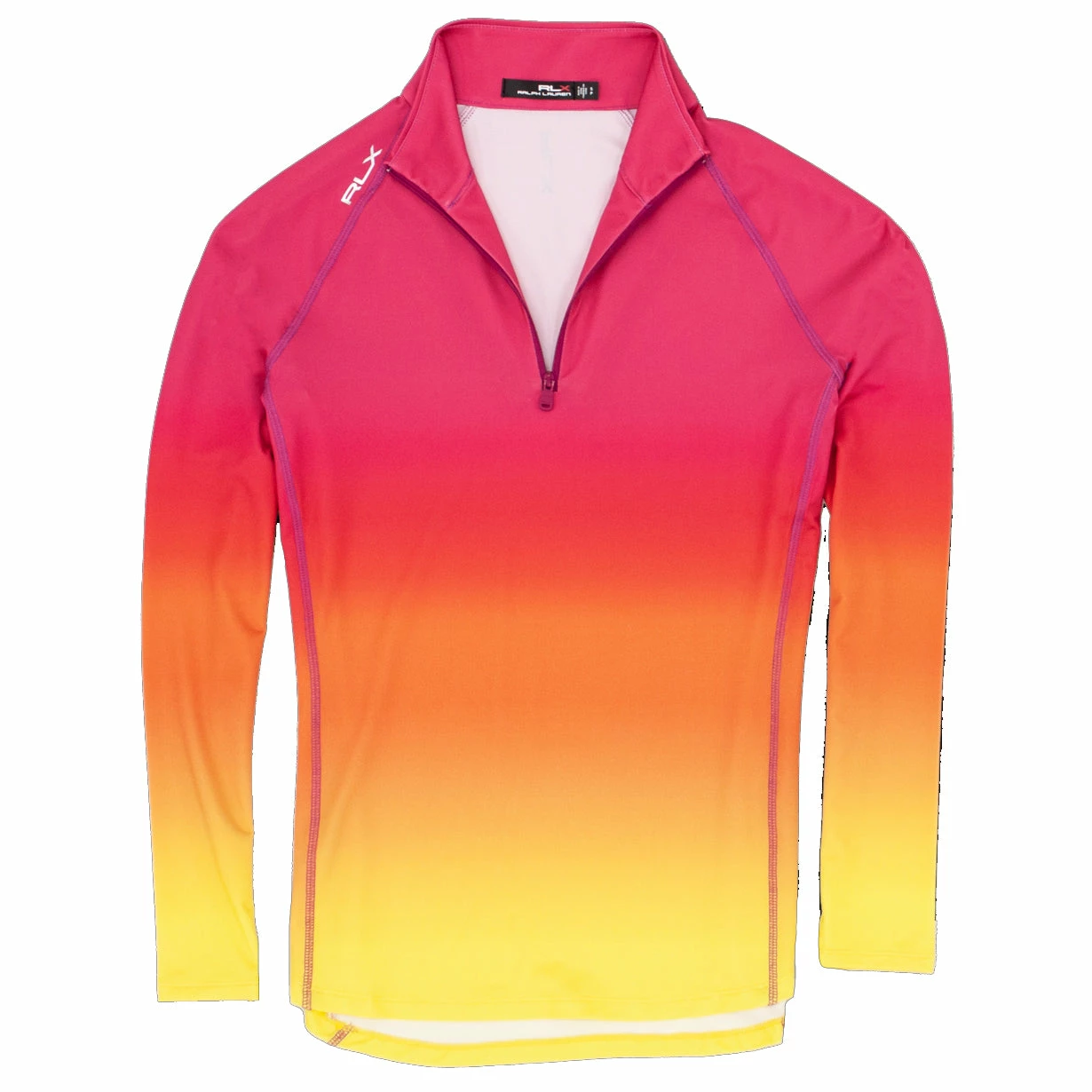 Polo Ralph Lauren RLX Ralph Lauren Printed Airflow Jersey Sunset Ombre Womens Golf 1/4 Zip 3 Polo Ralph Lauren RLX Ralph Lauren Printed Airflow Jersey Sunset Ombre Womens Golf 1/4 Zip