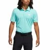 Adidas Golf Adidas Advantage Novelty Heathered Mens Golf Polo -Wedges Sales 22000 ACIDMINTMEL