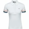 J.Lindeberg J. Lindeberg Stella White Womens Golf Polo -Wedges Sales 22408 WHITE0000
