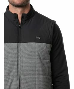 TravisMathew Zappers Mens Golf Vest 7 TravisMathew Zappers Mens Golf Vest -Wedges Sales 22675 BLACK0BLK 2 faf82634 c6d2 4607 a710 67449e3ba44c