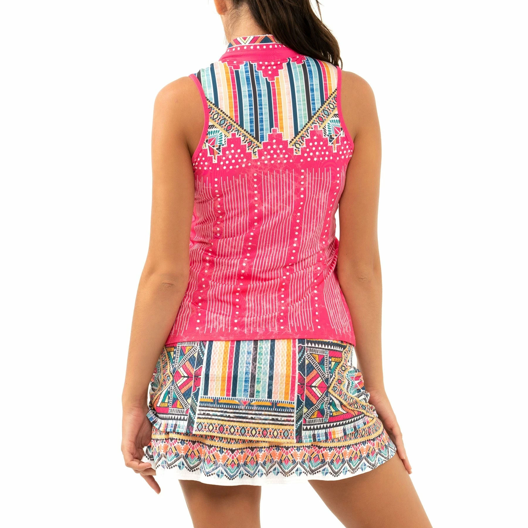 Lucky In Love Pretty In Ink Womens Golf Tank Top 5 Lucky In Love Pretty In Ink Womens Golf Tank Top - Image 3