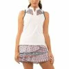 Lucky In Love Think Ink Zip White Womens Golf Tank Top 2 Lucky In Love Think Ink Zip White Womens Golf Tank Top -Wedges Sales 22877 WHITE110