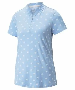 PUMA Golf Puma MATTR Hibiscus Womens Golf Polo -Wedges Sales 23210 SERENITYWHT02 2