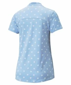 PUMA Golf Puma MATTR Hibiscus Womens Golf Polo -Wedges Sales 23210 SERENITYWHT02 3