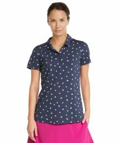 PUMA Golf Puma MATTR Tropics Womens Golf Polo