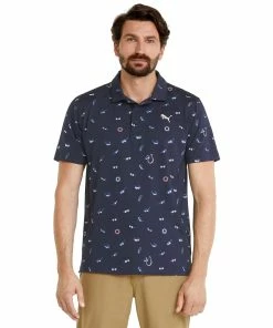PUMA Golf Puma MATTR Sunnies Mens Golf Polo