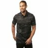 TravisMathew Heater Camo Mens Golf Polo -Wedges Sales 24370 BLACK