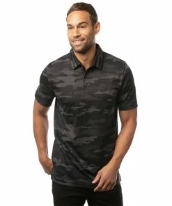 TravisMathew Heater Camo Mens Golf Polo